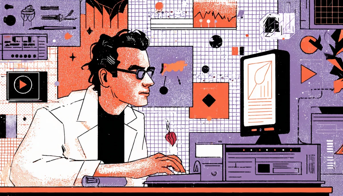 Predictive AI Interfaces - UX designer working with AI-powered predictive interface design tools